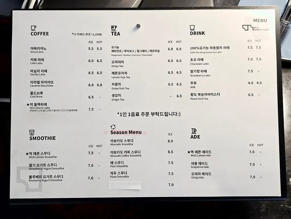 오후 늦게 빵이 많이 팔린 베이커리 진열대
