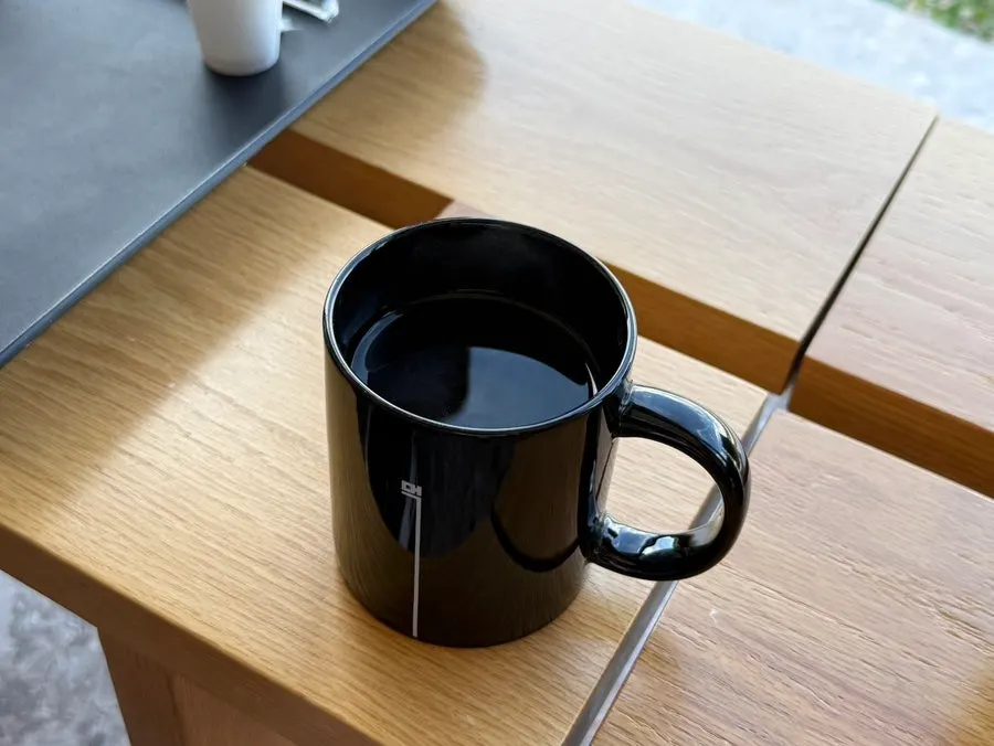 A cup of hot americano at MUG