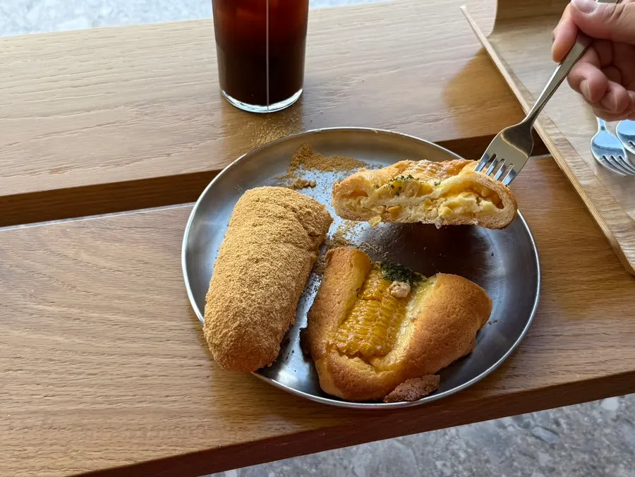 MUG's corn bread with real corn kernels