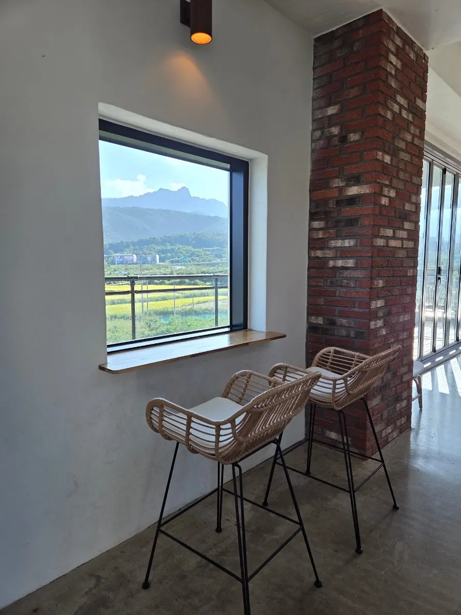 Interior decor around the Cafe Neorae staircase