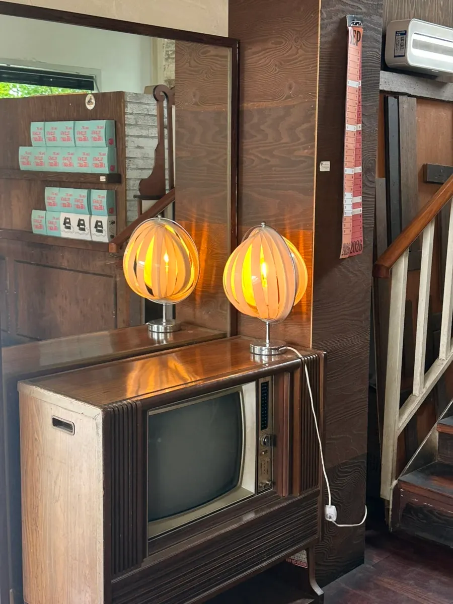 Vintage props inside Cafe Pomun