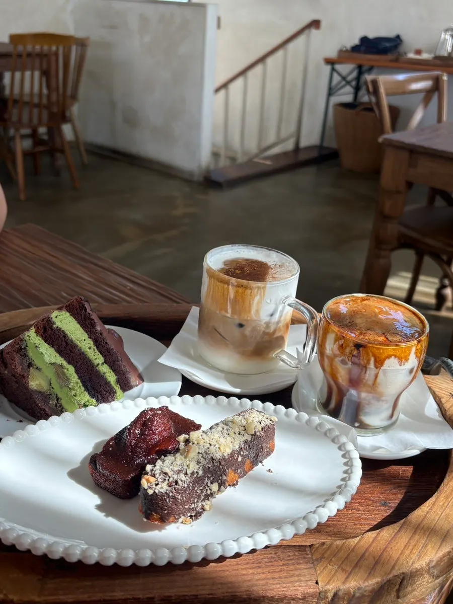 Window seat at Cafe Pomun