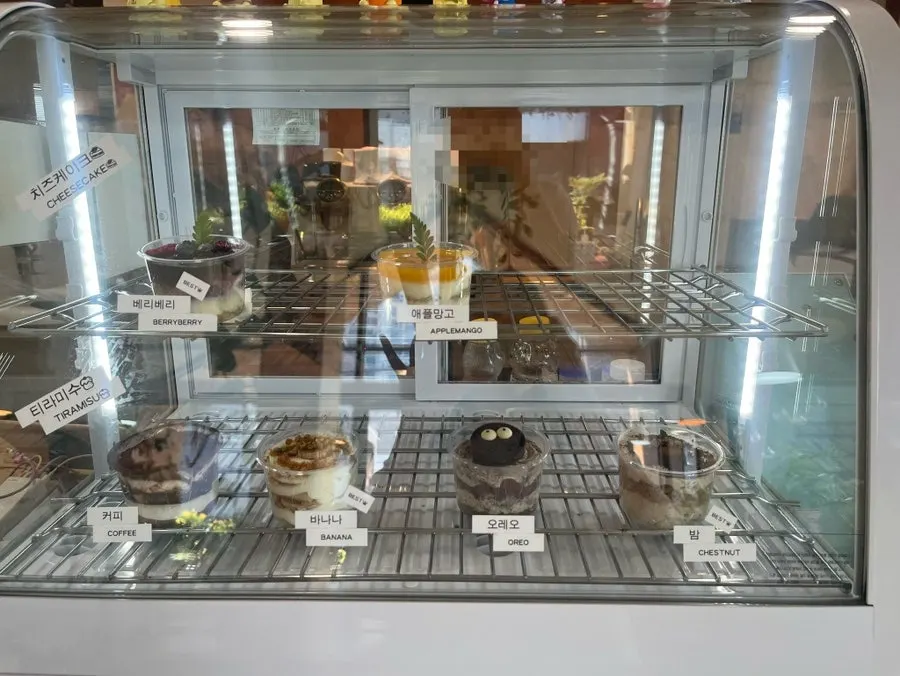 Dessert display case