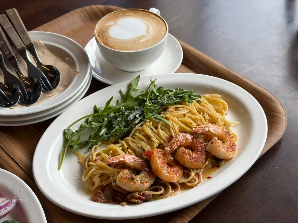 Signature brunch spread at Cafe Iseo Hongcheon Branch