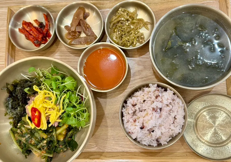 양배추와 함께 먹는 직화 돼지불고기