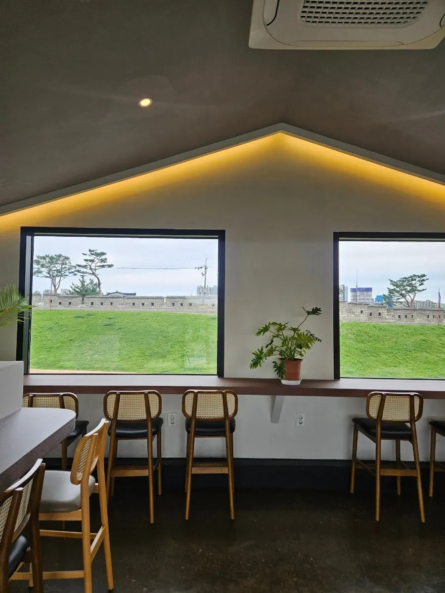 Interior seating area of Caffeine Focus