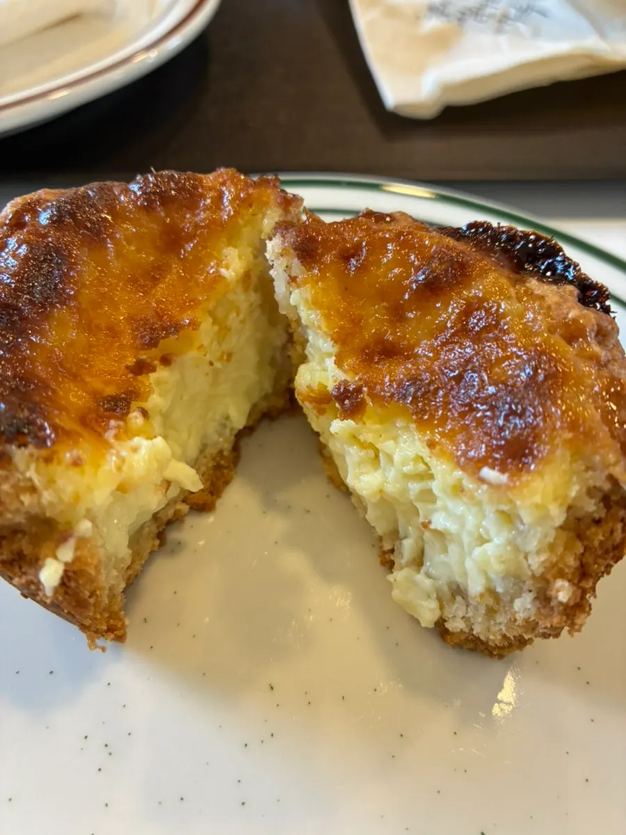 Egg scone at Caffeine Focus