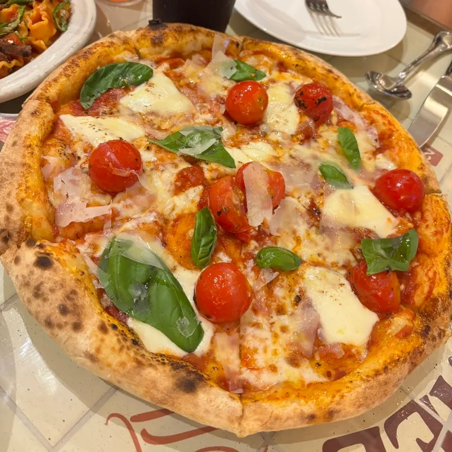 Camel Orzo's Camel Margherita wood-fired pizza