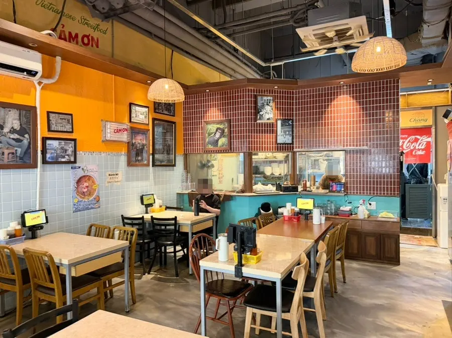 Interior of Kkamon with a local Vietnamese feel