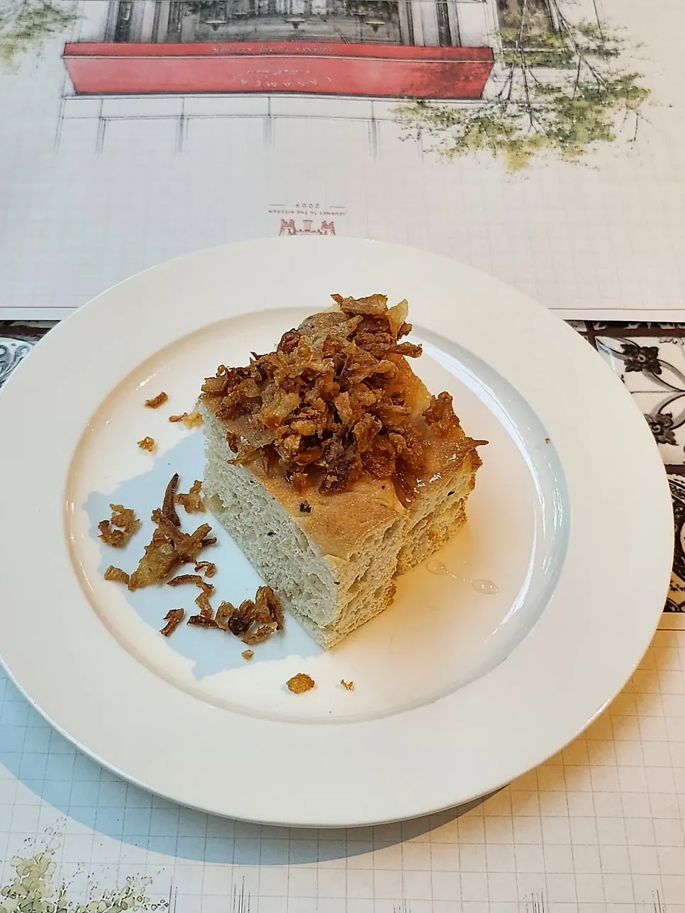 Pre-meal bread served one per person at Casamil