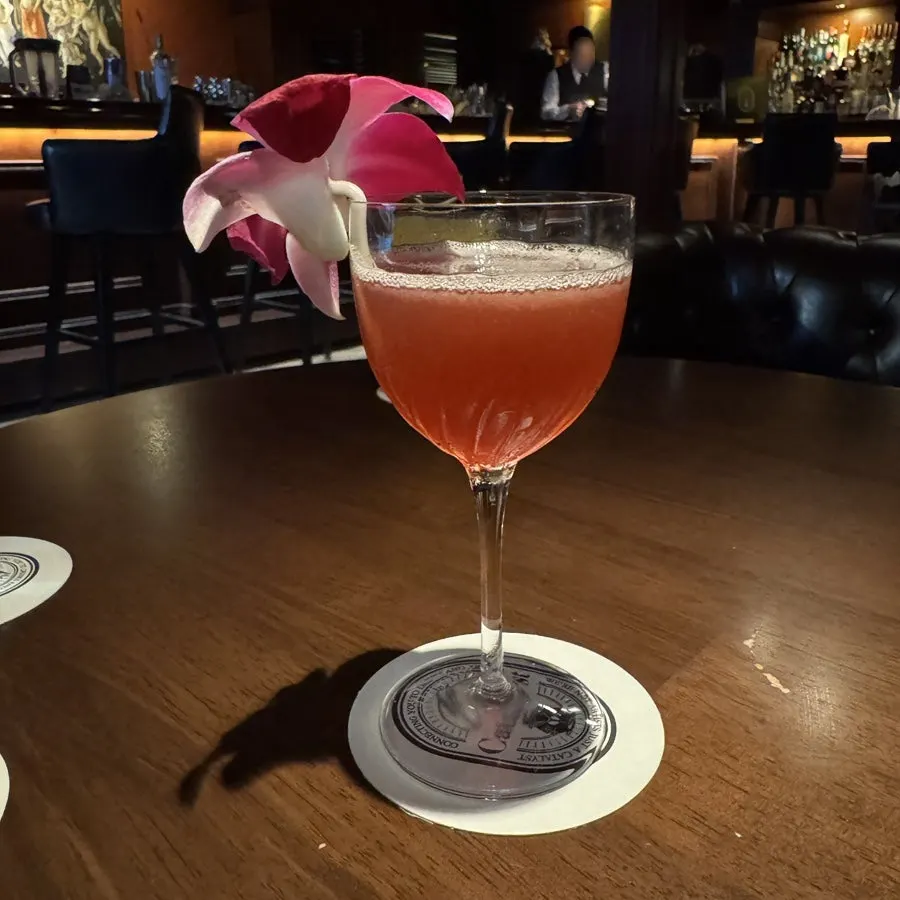 Reddish Jack Rose cocktail