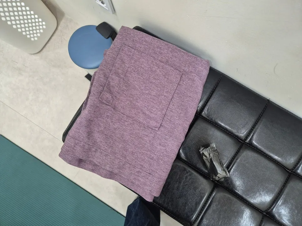 Gown and disposable underwear to change into before care