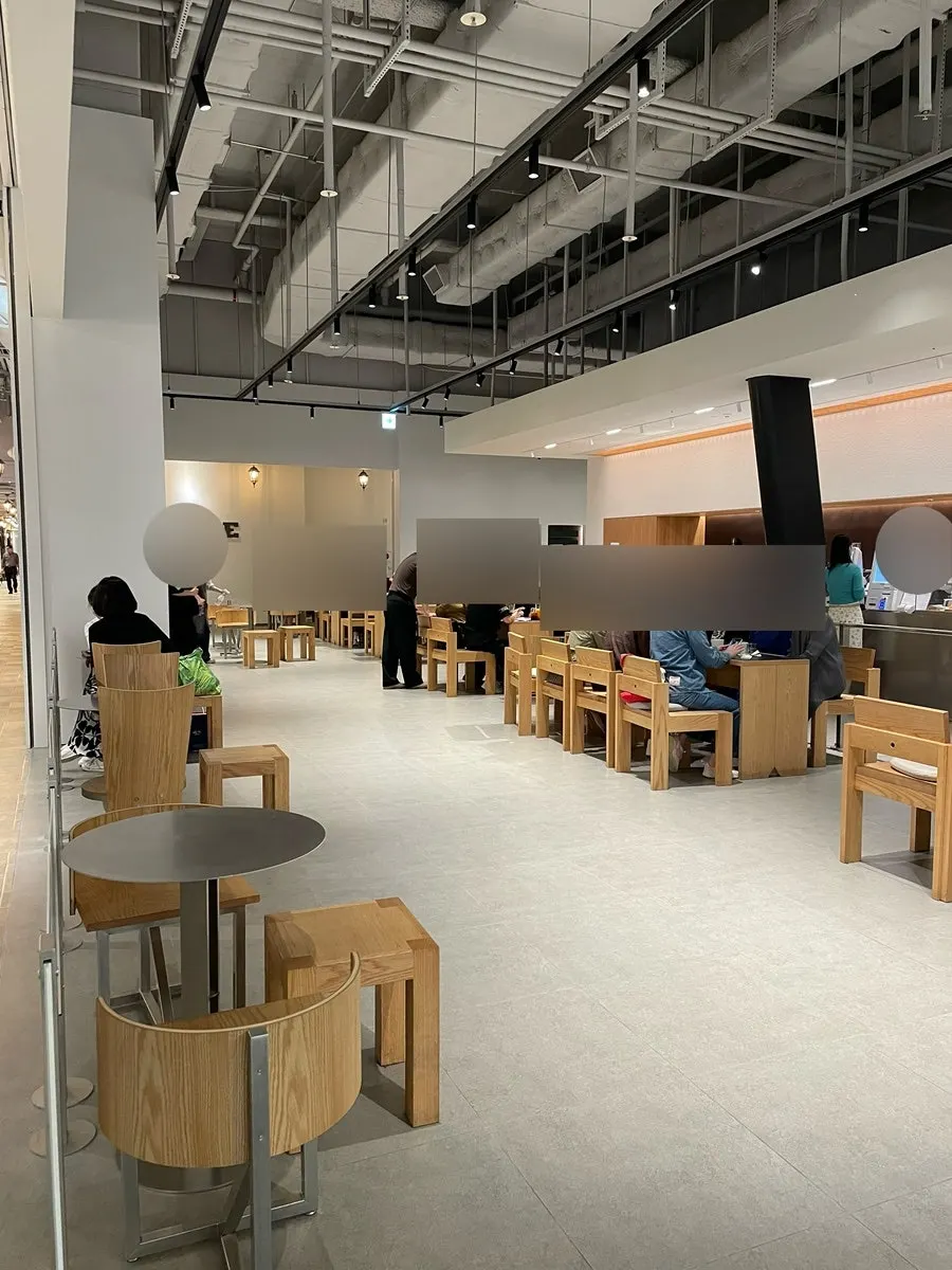 The spacious open-plan interior of Center Coffee