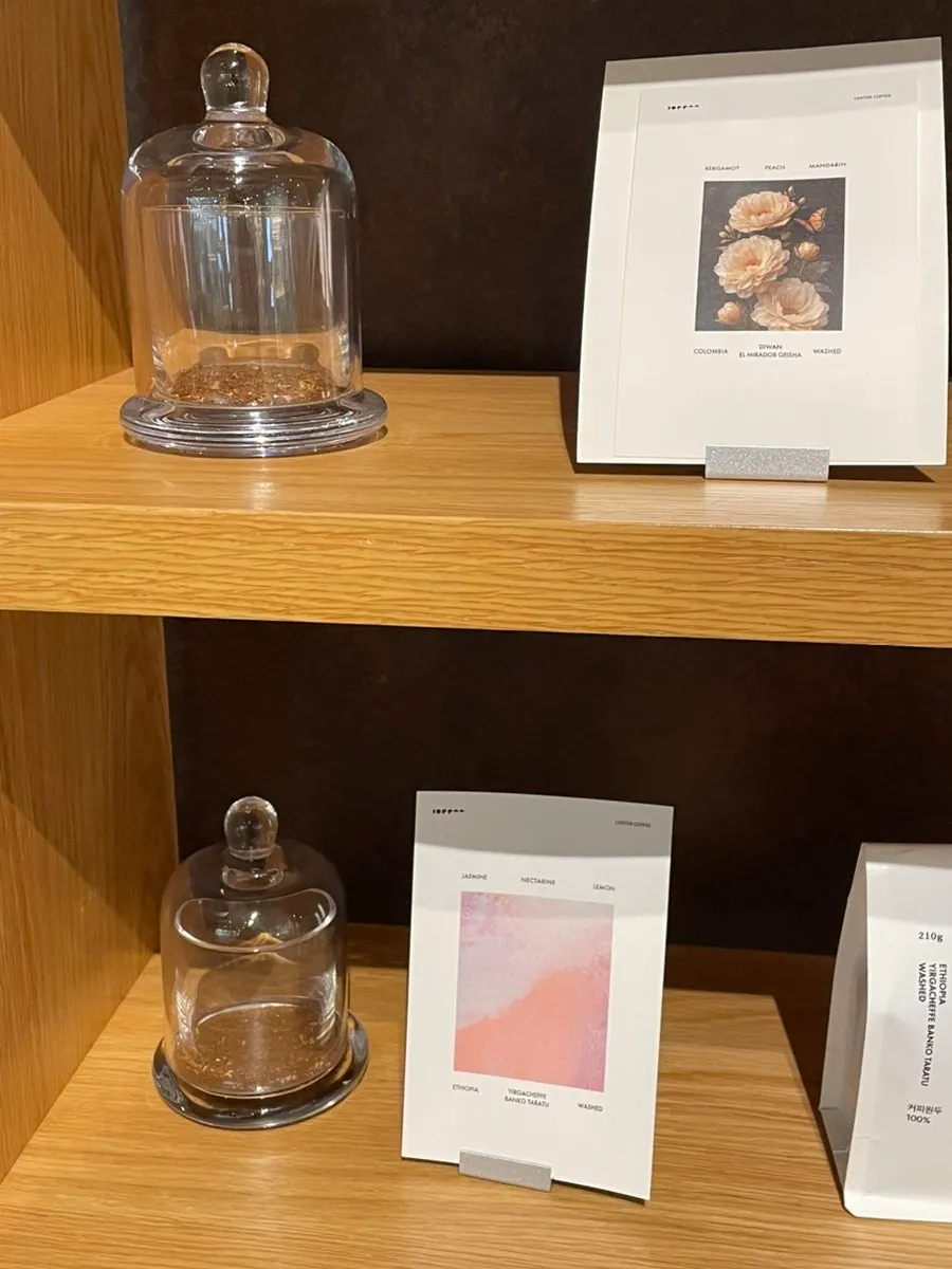 Display shelf of Center Coffee drip bags for sale