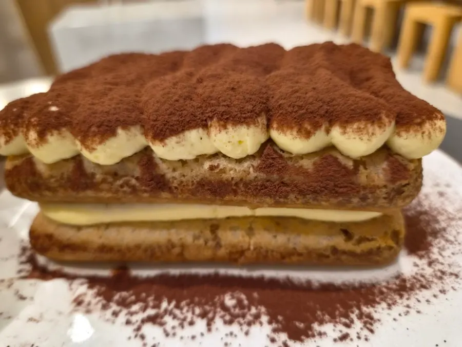 Layered tiramisu from Center Coffee