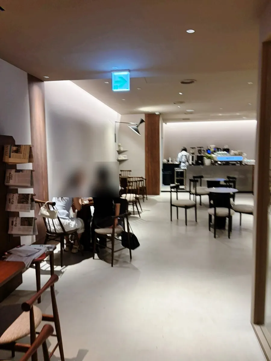 블루리본으로 알려진 센터커피 매장 모습