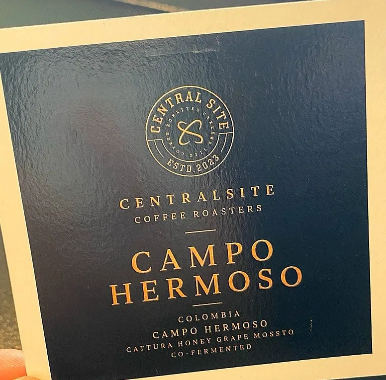 Iced Colombia Campo Hermoso Caturra Honey brewing coffee