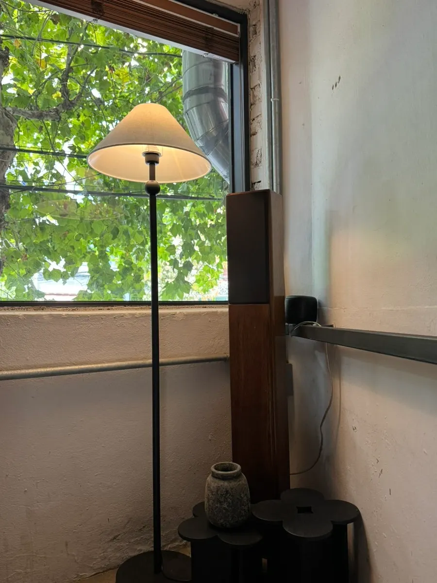 Full view of the table at the Yeonnam-dong roastery café