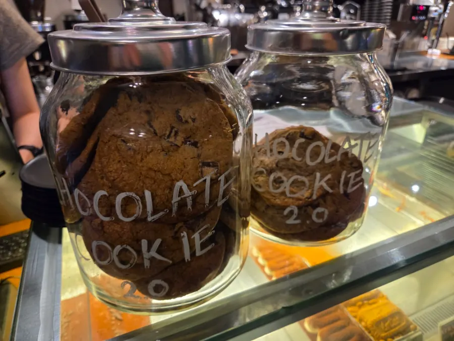 Dessert display case