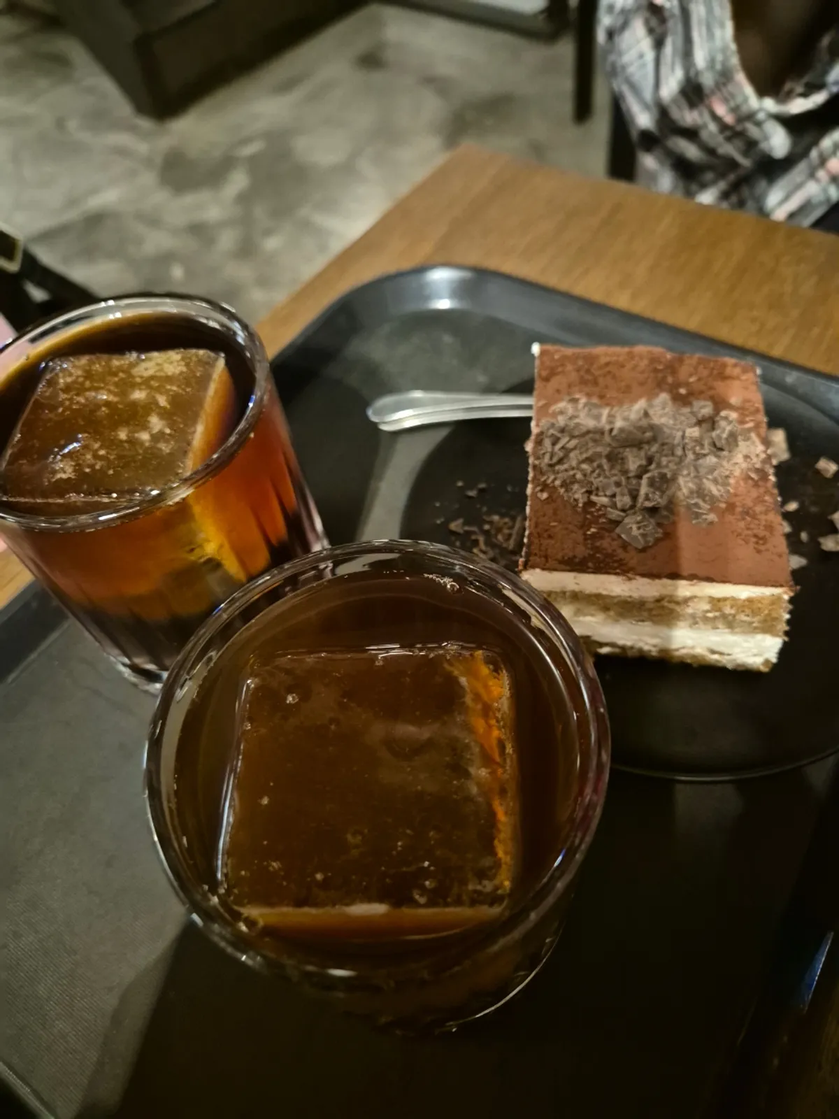 Hand-drip coffee and tiramisu at Central Site Yeonnam