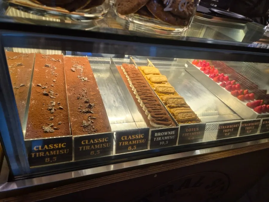 Two hand-drip coffees and dessert on order