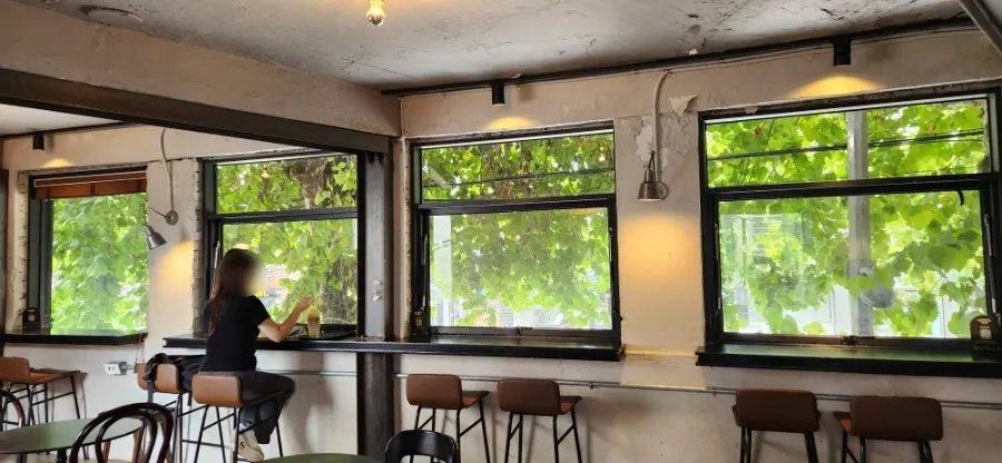 Window seat on the 2nd floor of Central Site