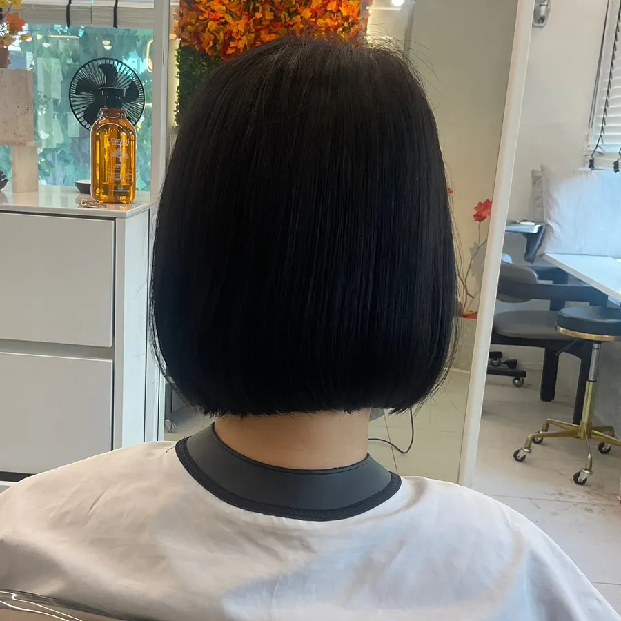 나노힐 프리미엄 클리닉 마무리 후 머릿결