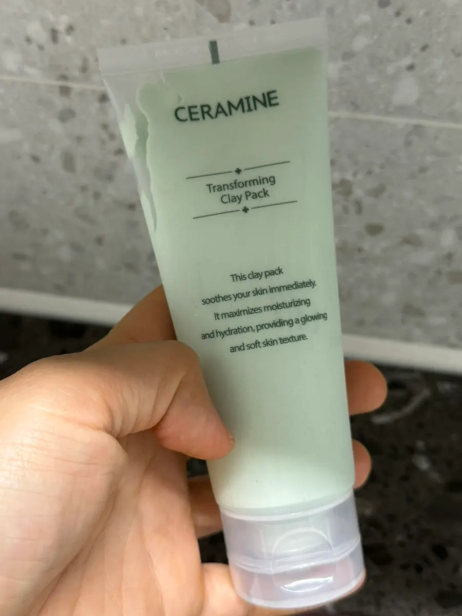 Wash-off clay pack used after cleansing