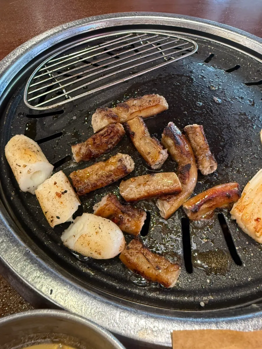 차돌풍 다산역점 한우 곱창 차돌세트 상차림