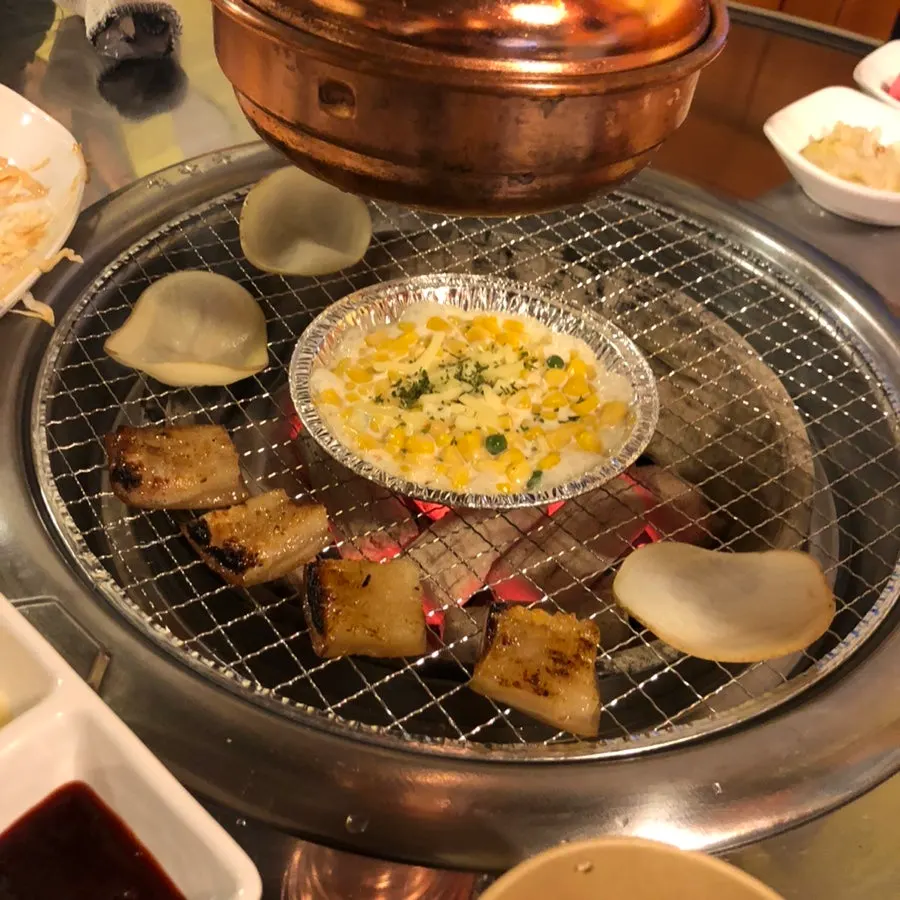 Chicken porridge served as a basic side