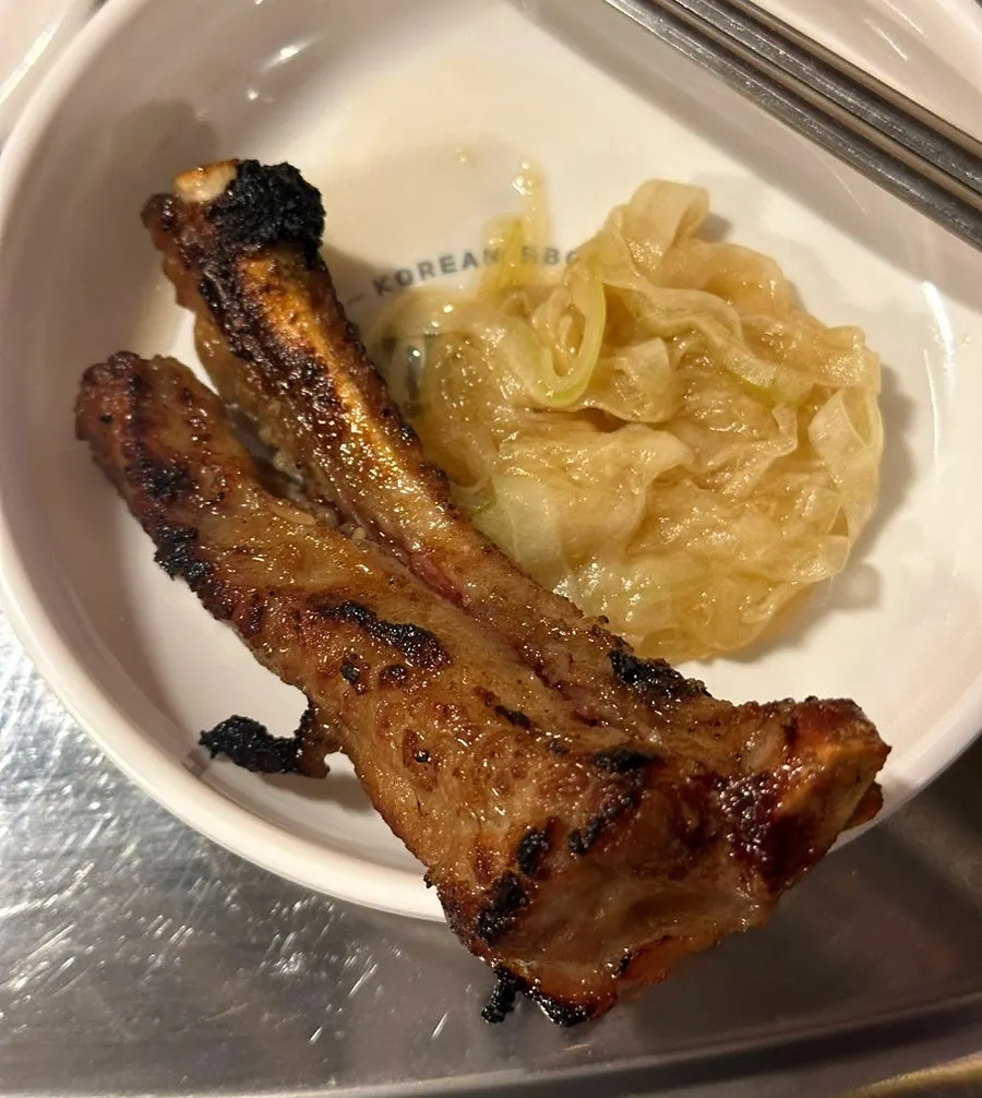 살밥 두툼한 간장쪽갈비