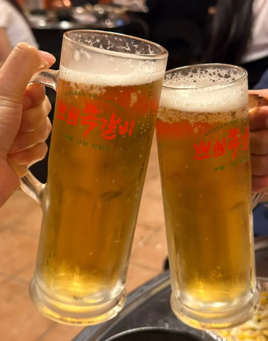 토요일 밤 참뽀뽀쪽갈비 합정점 마무리 상차림