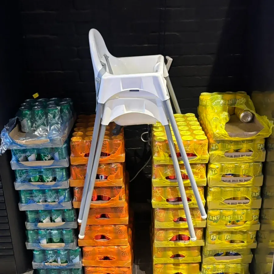 Convenience item corner inside the restaurant