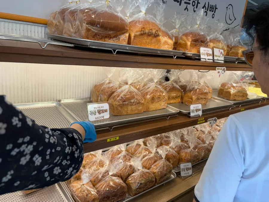 チャムセボリシッパンの食パン3種の案内