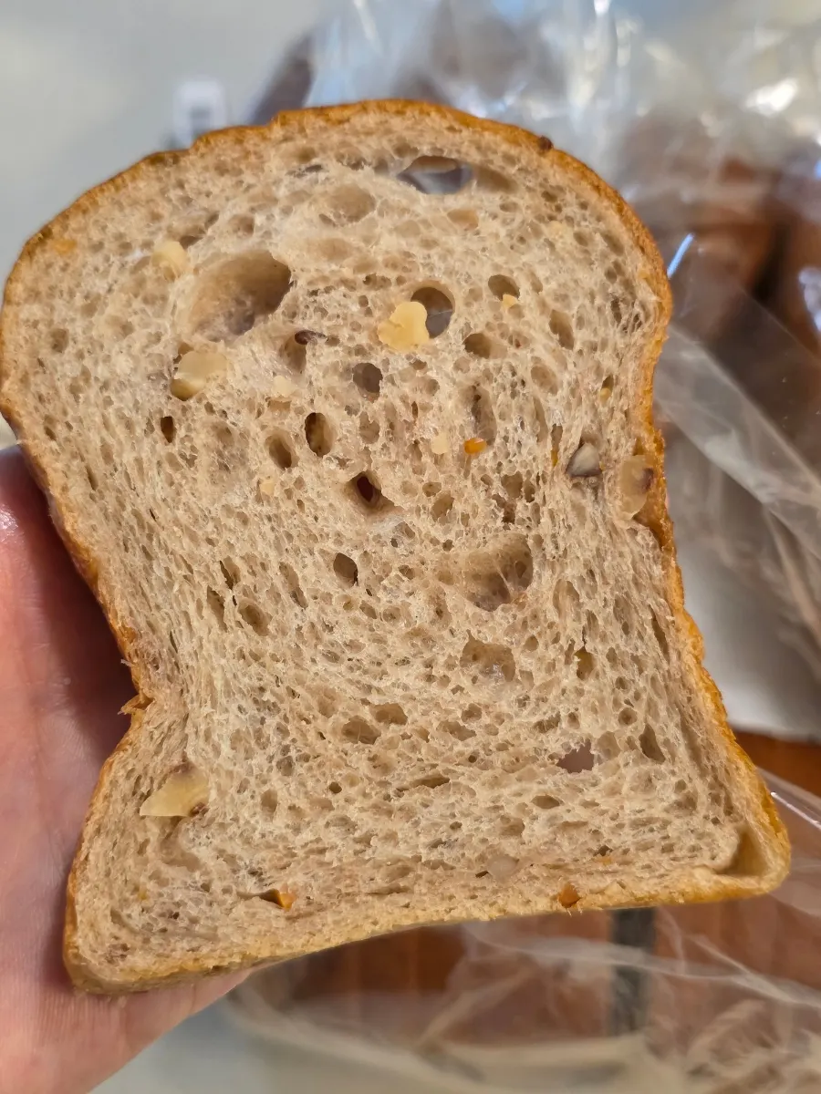 Barley bread and financier brought home