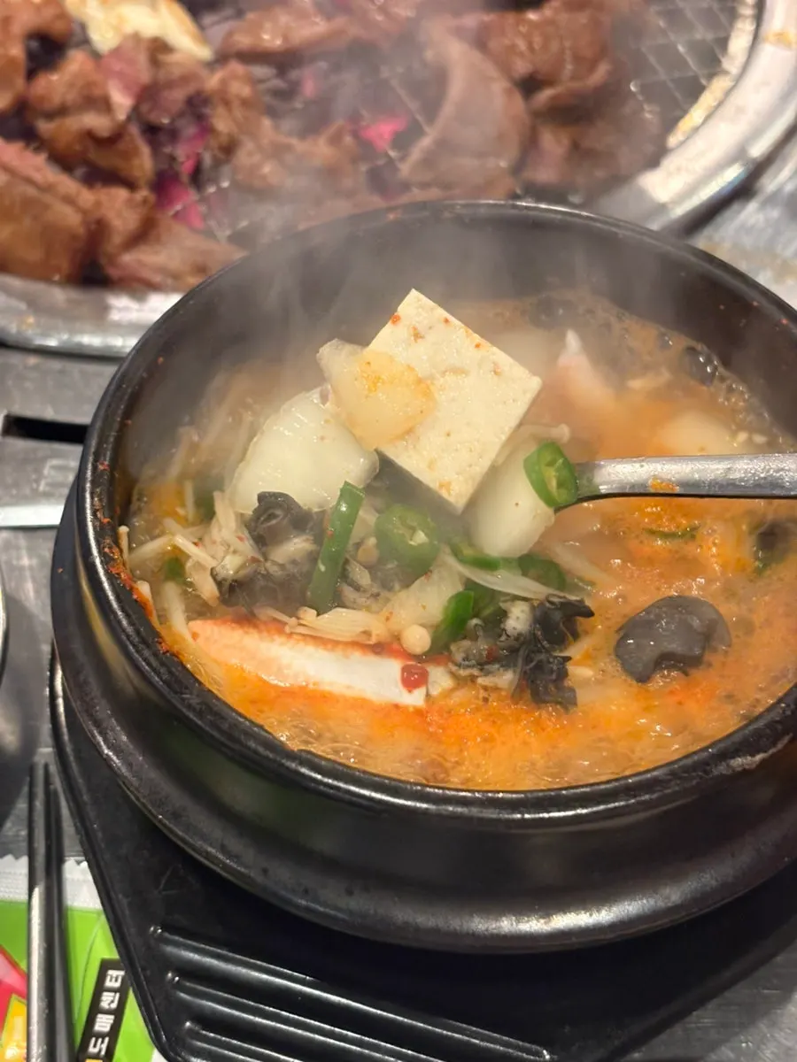 기본 제공 우렁이 된장찌개