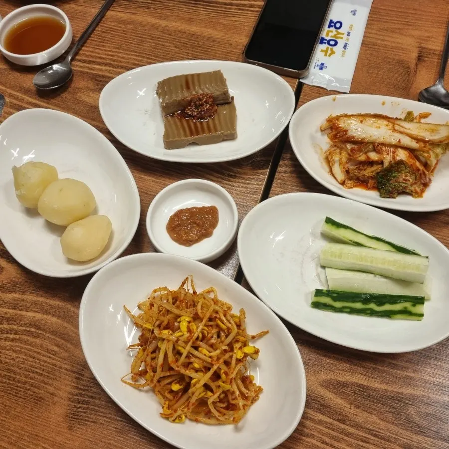 Seafood stew menu board at Dwaeji Jogae Changwon Main Branch