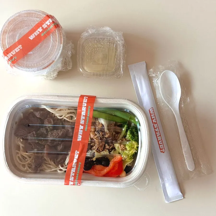Packaged protein box and side menu