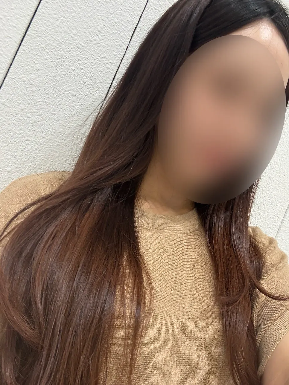 뿌리가 자라 투톤이 된 시술 전 머리