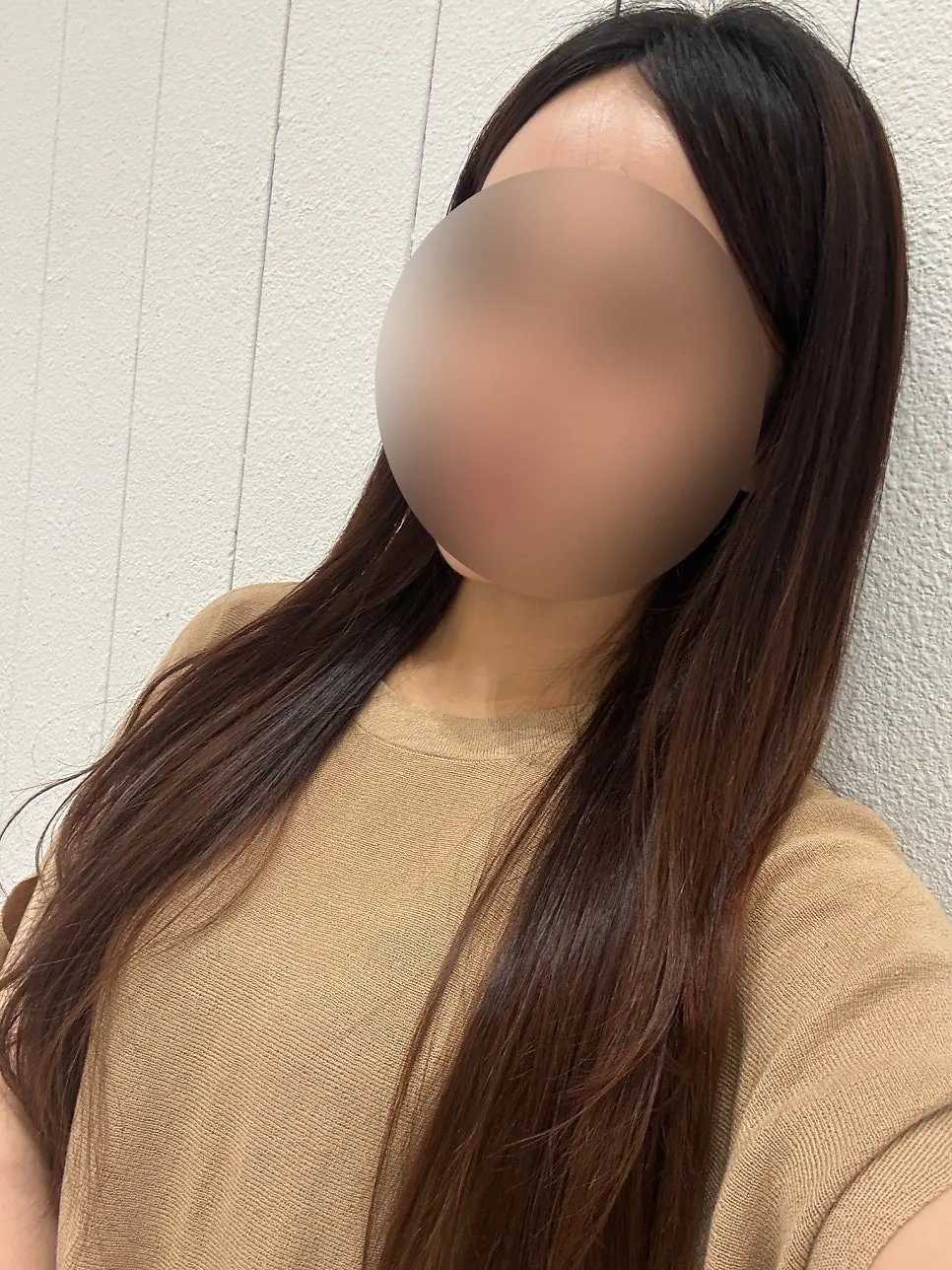 주황빛으로 물빠진 모발 상태