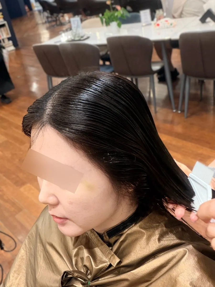 나노힐 클리닉 1단계 PPT 도포 과정