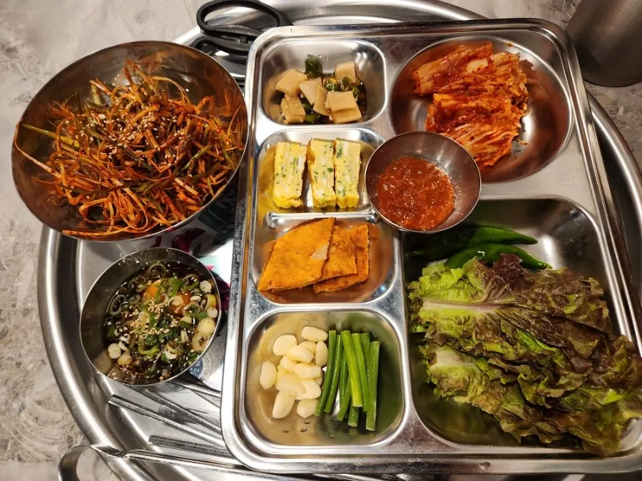 급냉모듬세트 소 사이즈 고기 접시