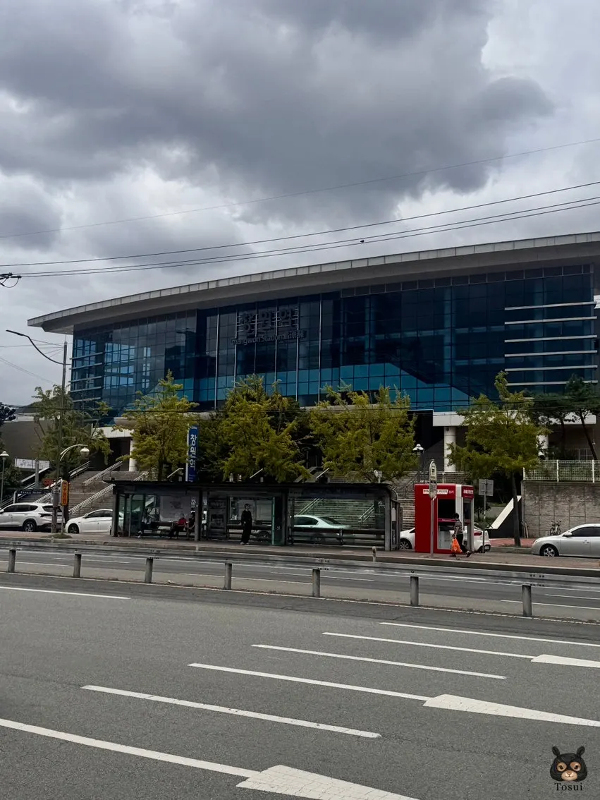 The route from Changwon Station toward Daedo Jangeo