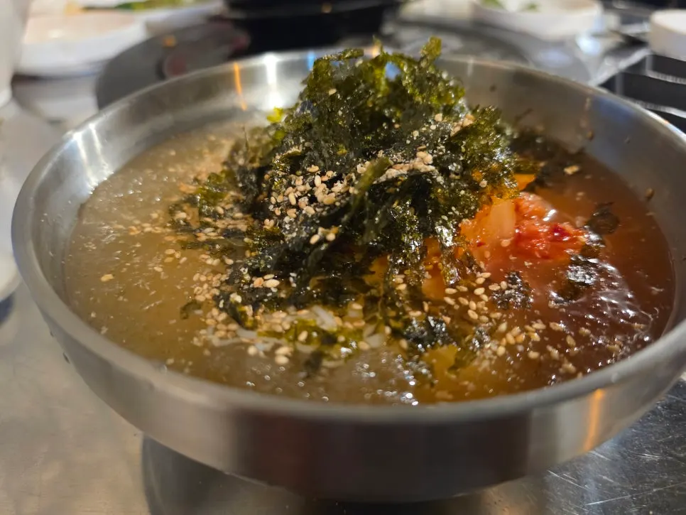 Country-style doenjang stew with meat