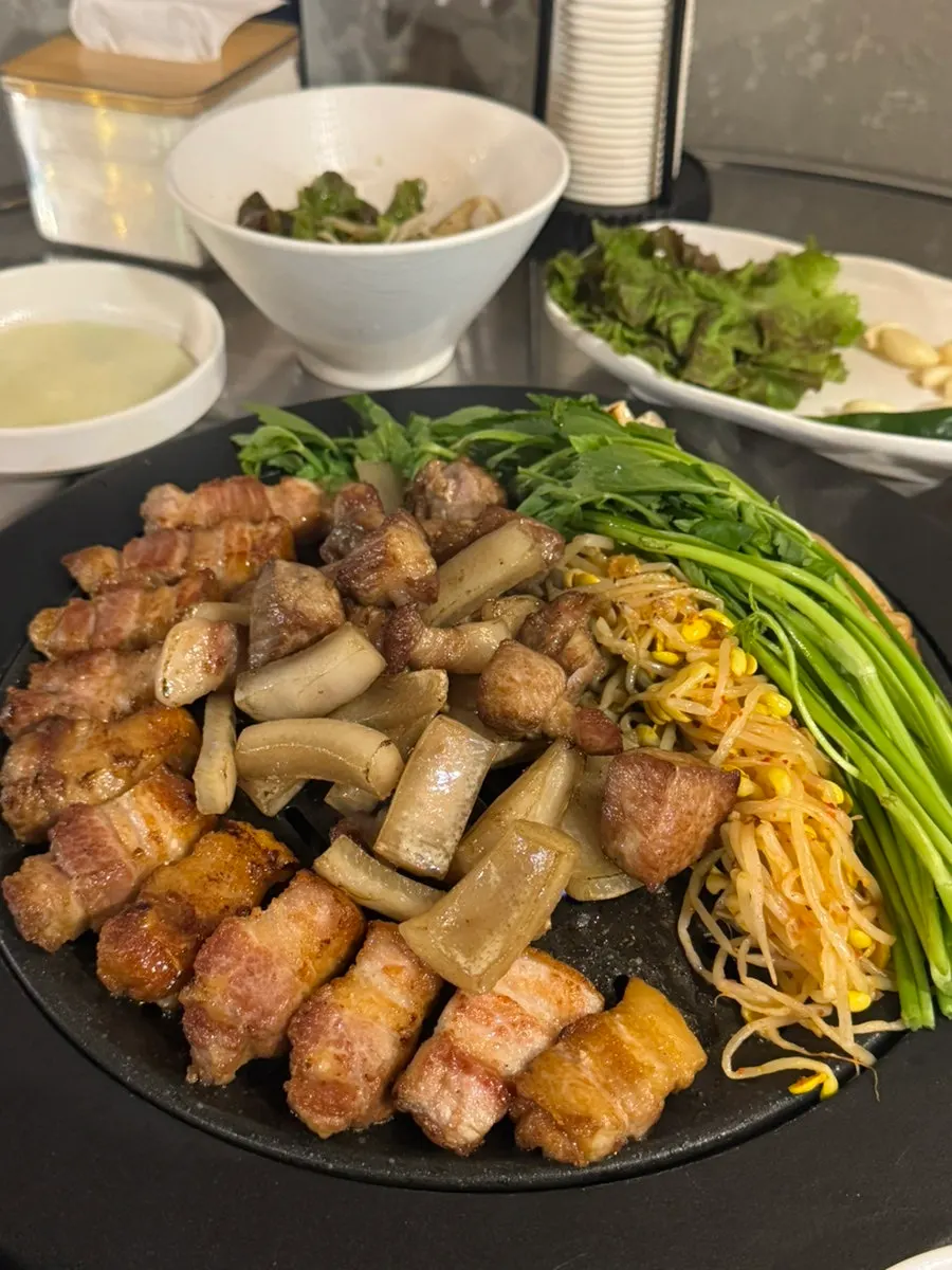 완벌 고기 준비 과정