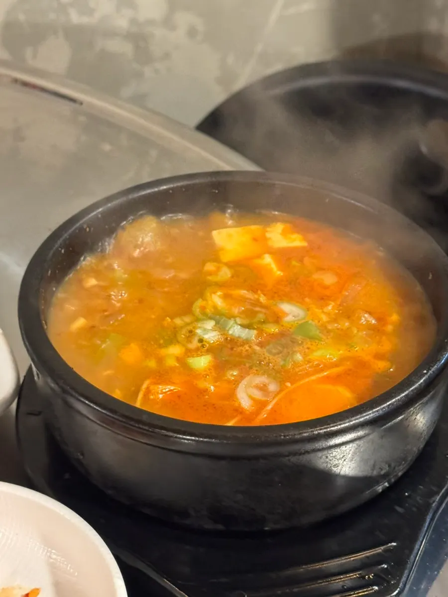 쌈무와 명이나물 고기쌈