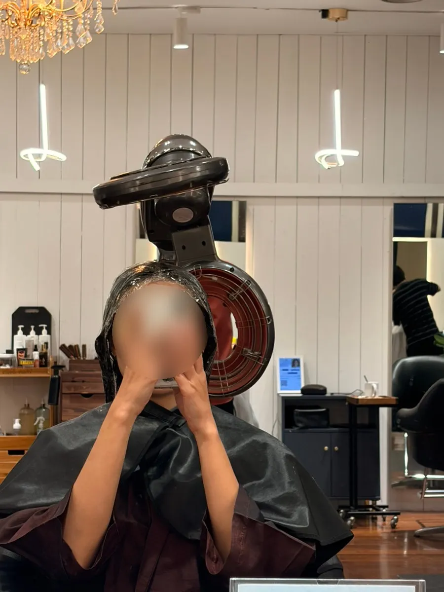 Heat perm process after the cut