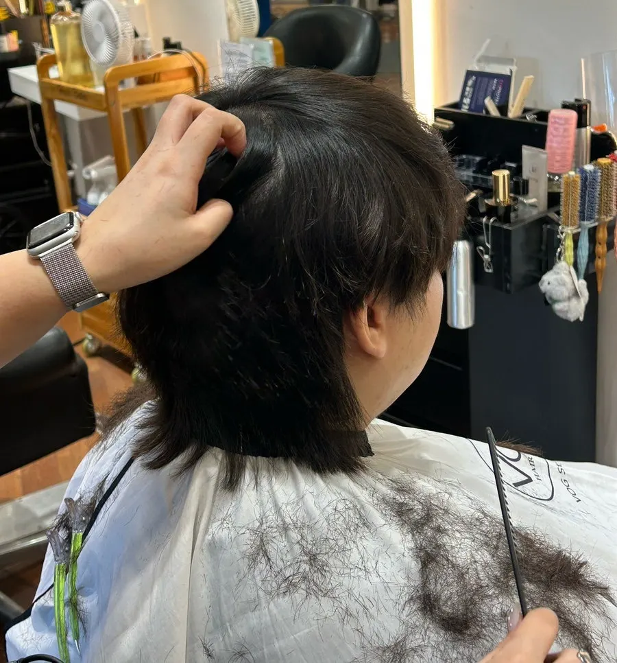 Men’s perm style consultation