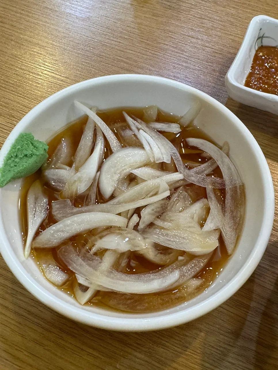 족발과 함께 나온 기본찬 상차림