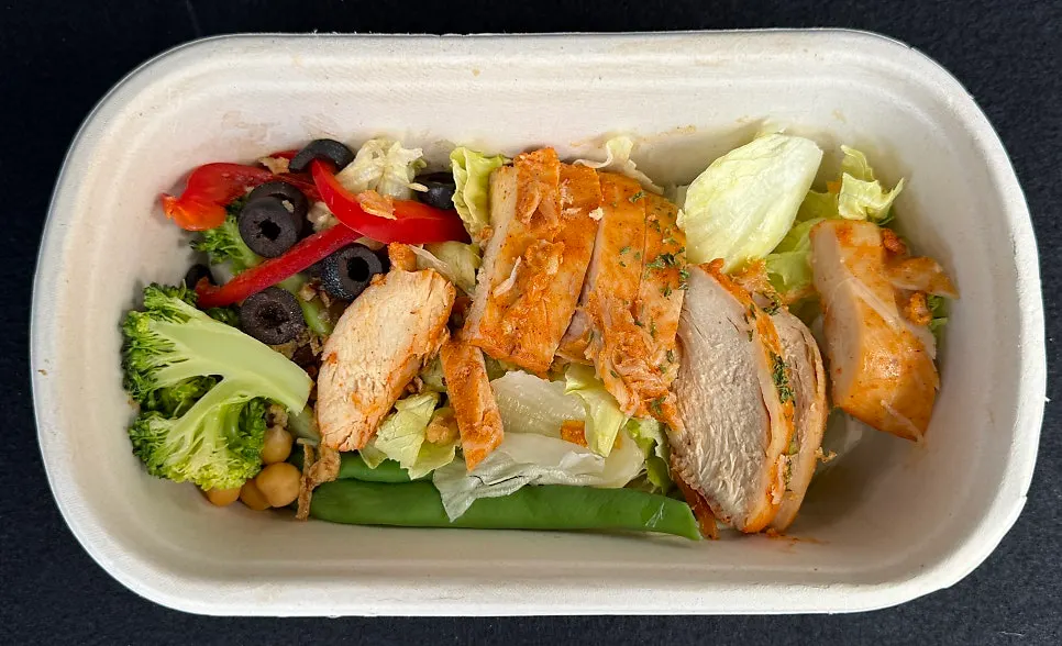 Composition of the ordered protein box menus
